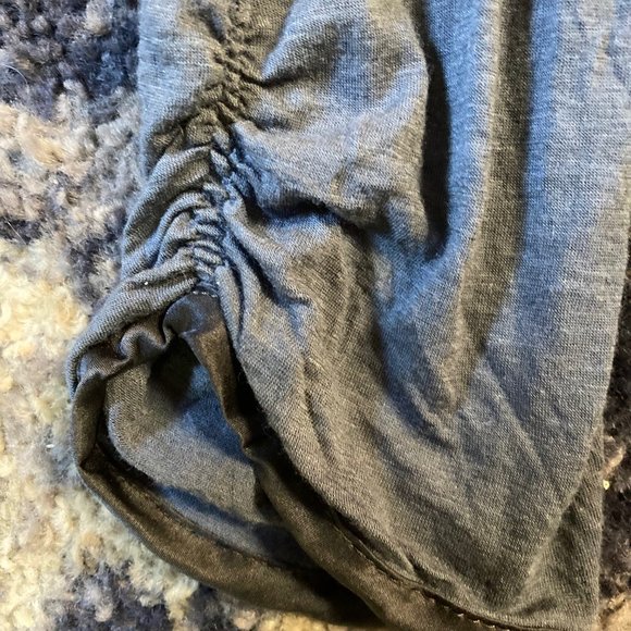 Vintage John Galliano semi sheer long sleeve shirt - Slate Blue - Size Large - Picture 6 of 10